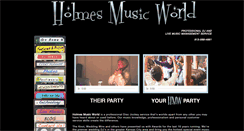 Desktop Screenshot of holmesmusicworld.com